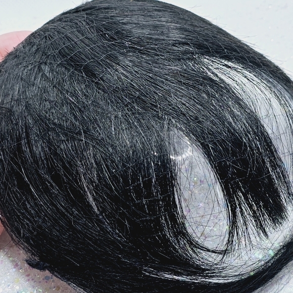 Black Human Hair Clip-In Bangs - Picture 6 of 8